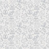 space line icon pattern set N2