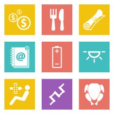 Icons for Web Design set 16