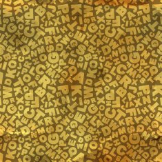 Letters seamless pattern N3