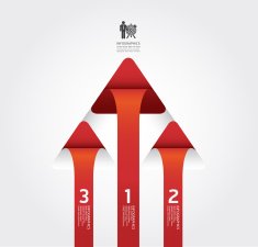 arrow infographic design