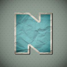Paper alphabet N24