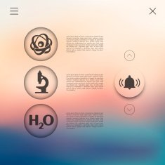 education infographic with unfocused background N104
