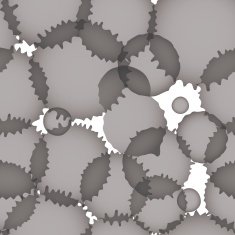 Vector grayscale acrylic abstract spotted endless backdrop