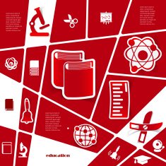 Education sticker infographic N309