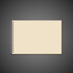 blank spiral notebook N10