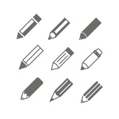Pencil icons N7