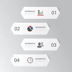 Infographics options template N54
