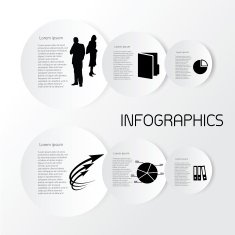 Infographics options template N57