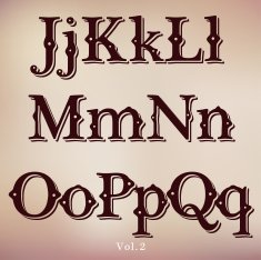 Retro Brown Chocolate Font N3