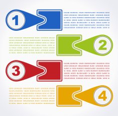 Modern infographics template N12