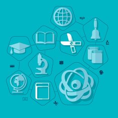 Education flat infographic N130