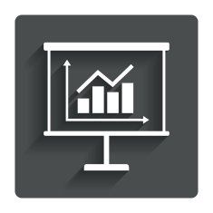 Presentation billboard sign icon Diagram symbol N27