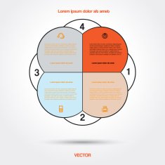 Diagram infographic for business project workflow N16