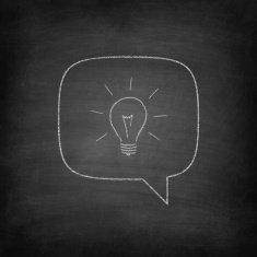 Have an idea - Blackboard Chalkboard