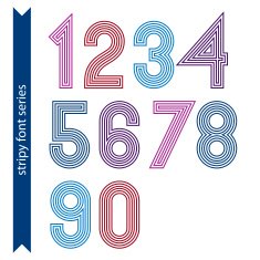 Ordinary geometric numbers created from parallel straight lines