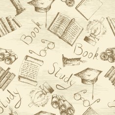 Education sketch background