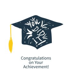 Greeting Card With Congratulations Graduate N2