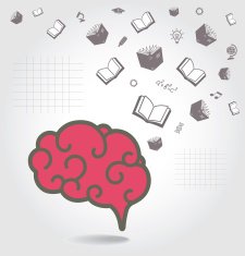 Education abstract conceptual background