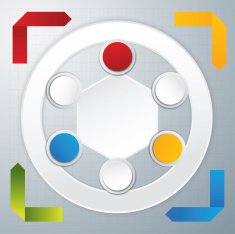 template modern info graphic design N13