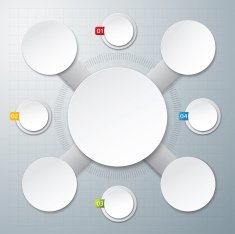 template modern info graphic design N16