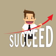 business man writing success concept N2