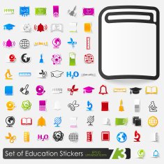 Set of education icons N206