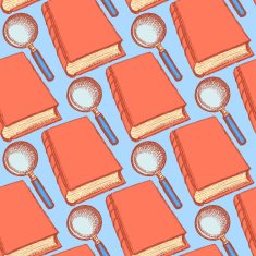Sketch book and zoom in vintage style N4