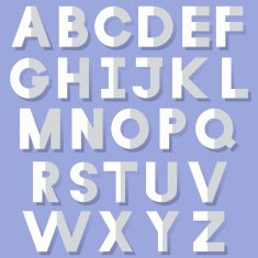 Paper alphabet N25