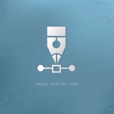 Vector drawing symbol vector