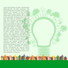 Go green concept Save world vector Illustration N22