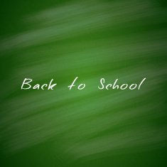 Back to School Green Chalkboard Background N2