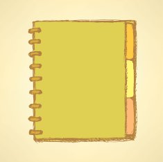 Sketch notebook with spiral N3