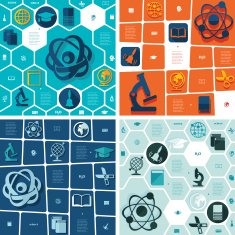 Education flat infographic N153