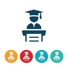 Graduation Speech Icon