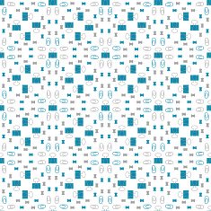 Seamless pattern with stationery clips thumbtacks