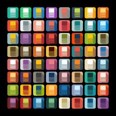 Flat design book N78