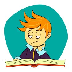 children in school - boy is feeling bored N2
