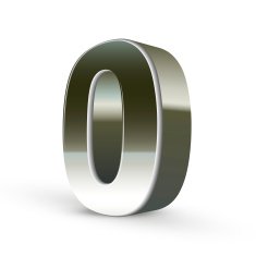 3d silver steel number 0 N4