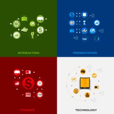 Set of business icons N24