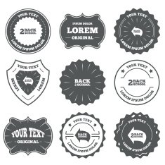 Back to school icons Studies after the holidays N21