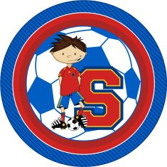 Cartoon Soccer Boy Learning Illustration N17