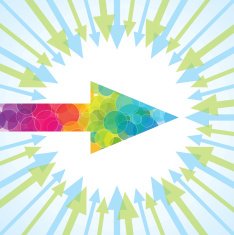 arrows vector for business grow idea N8
