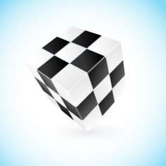 Colorful 3D cube N2