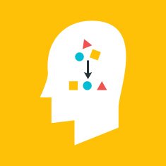 Man Sorting Something in His Head
