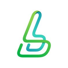 B letter line logo N3
