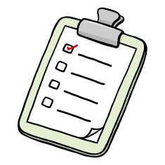 clipboard with check lists paper N2
