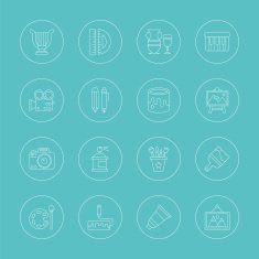 art line icon set N5