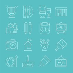 art line icon set N6