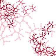Molecule background colorful illustration N7