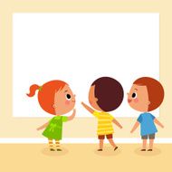 children looking at board N2